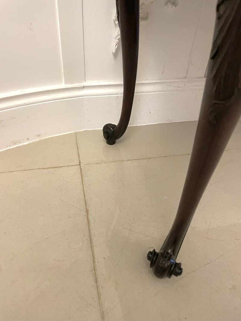 Antique George III Original Hepplewhite Outstanding Quality Carved Mahogany Card Table - Image 10